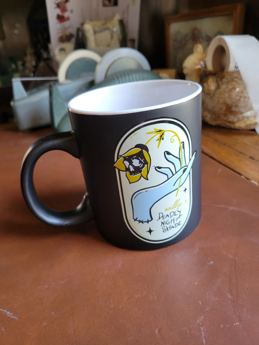 Disney Halloween Deadly Night Shade Coffee Mug Nightmare Before Christmas